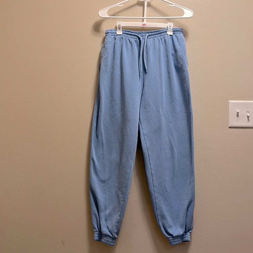 H&M sweatpants Size M 🔵blue